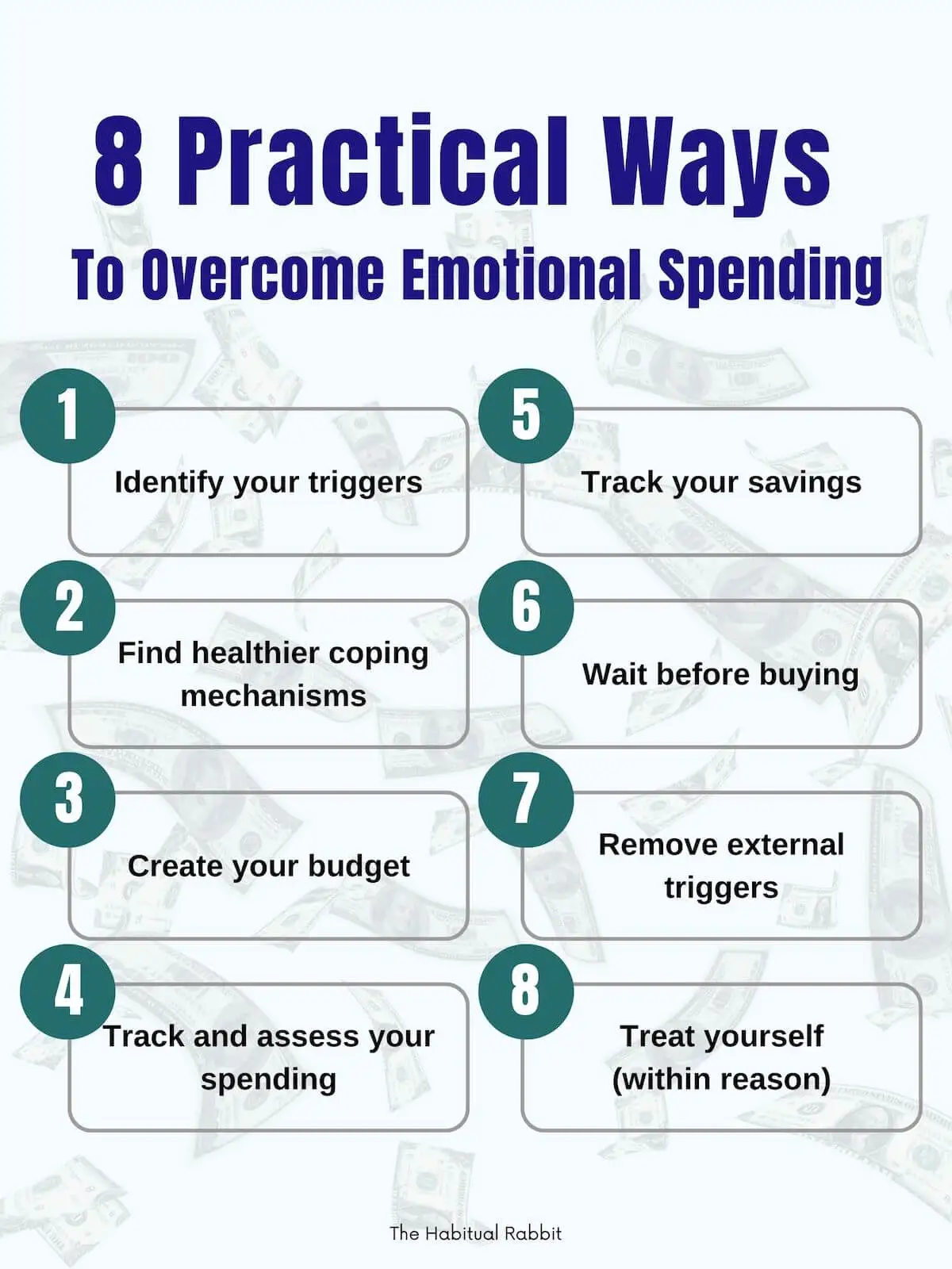 8 ways to overcome emotional spending