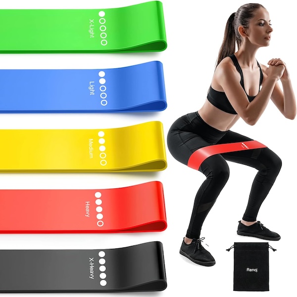 Resistance bands you can use while working from home